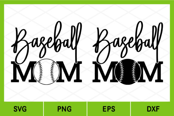Baseball Mom Graphics and Print Templates Review