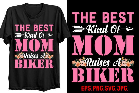 Mom Biker Graphics for T-Shirt Designs