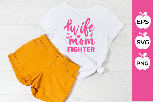 Reviewing the Wife Mom Fighter Cancer Awareness Design