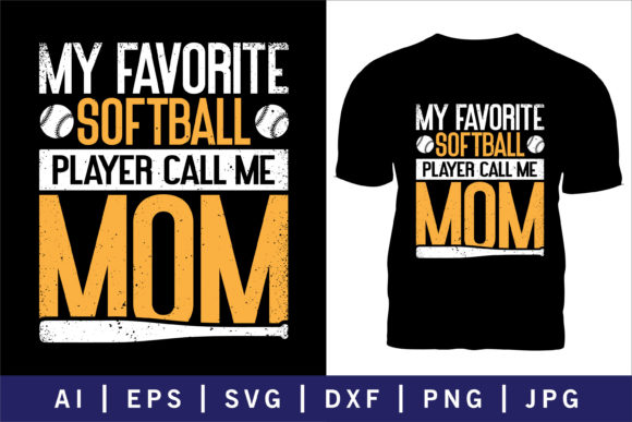 Softball Mom Graphics & Print Templates