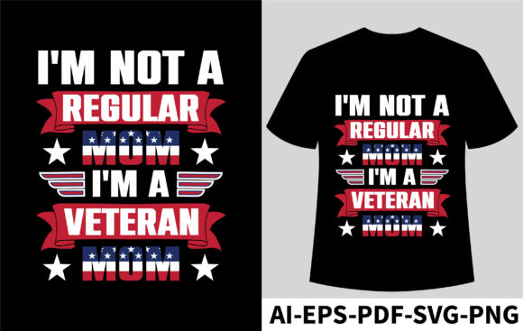 Veteran Mom Graphics for T-Shirt Designs