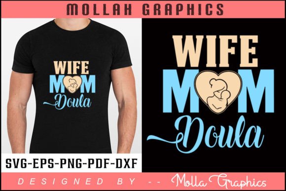 Wife Mom Doula Graphics & Print Templates Review